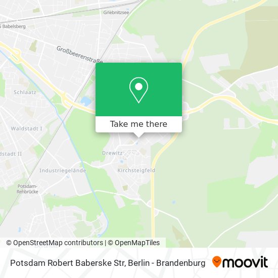 Карта Potsdam Robert Baberske Str