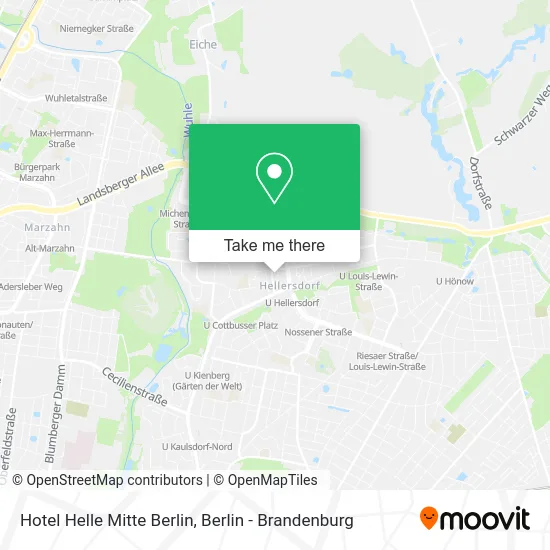 Hotel Helle Mitte Berlin map