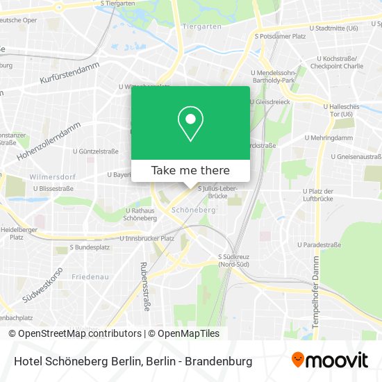 Карта Hotel Schöneberg Berlin