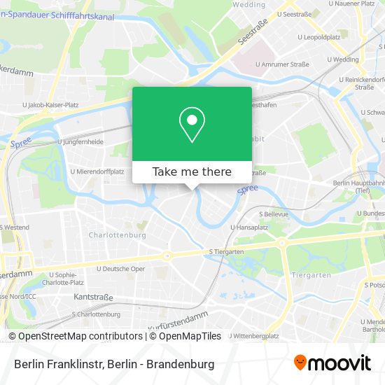 Berlin Franklinstr map