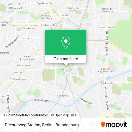 Priesterweg Station map