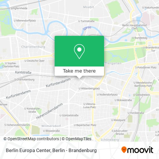 Berlin Europa Center map