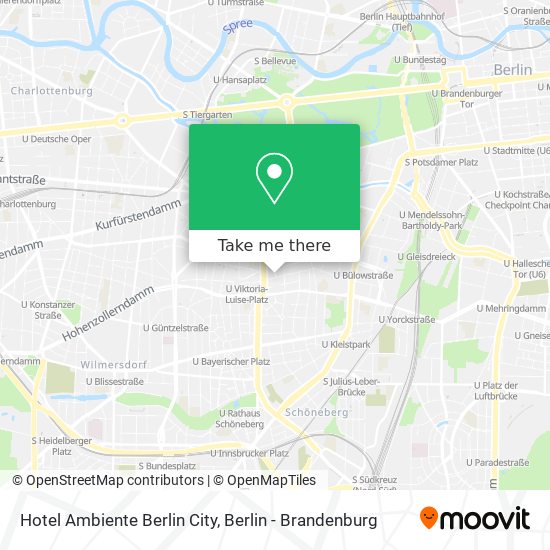 Hotel Ambiente Berlin City map