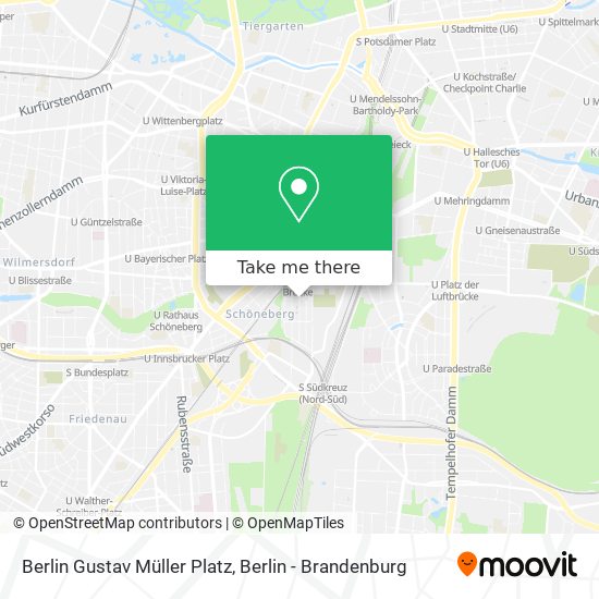 Berlin Gustav Müller Platz map