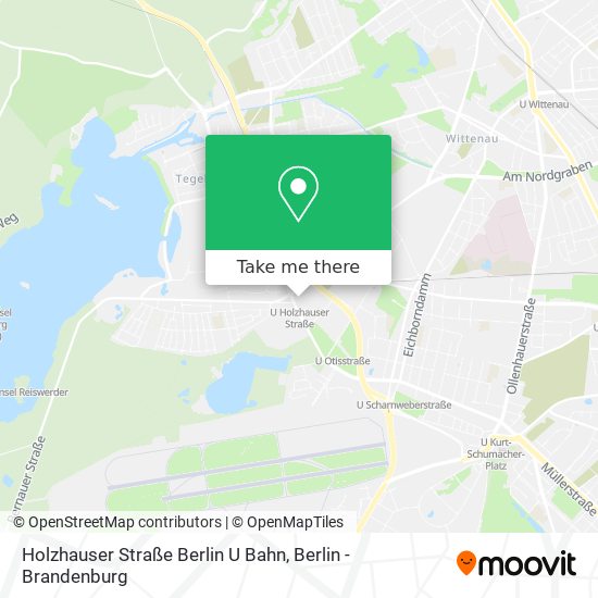Карта Holzhauser Straße Berlin U Bahn