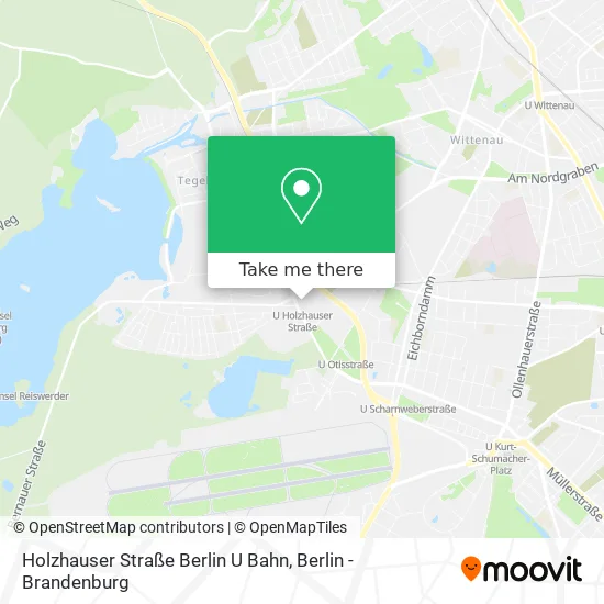 Карта Holzhauser Straße Berlin U Bahn