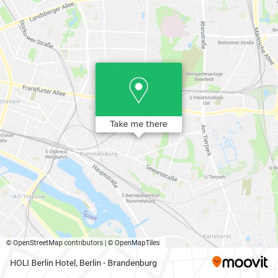 Карта HOLI Berlin Hotel