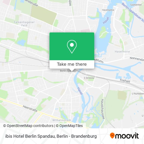 Карта ibis Hotel Berlin Spandau