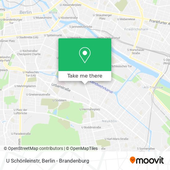 U Schönleinstr map