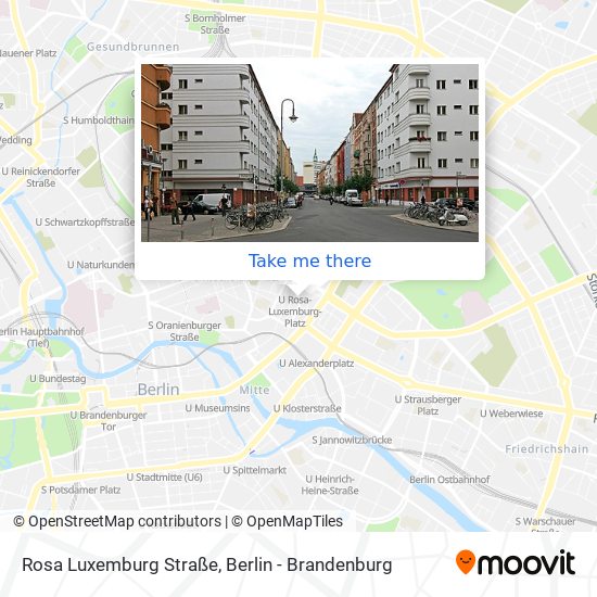 Rosa Luxemburg Straße map
