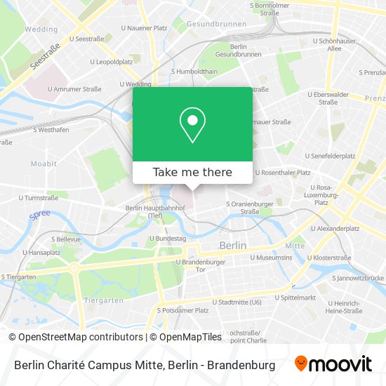 Berlin Charité Campus Mitte map