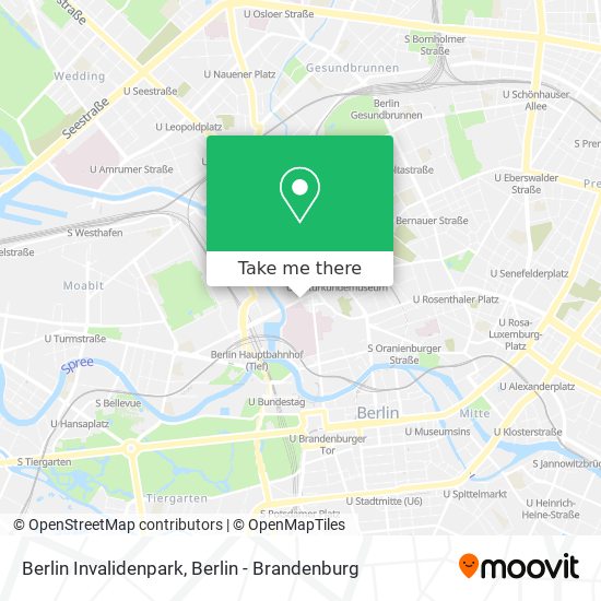 Berlin Invalidenpark map