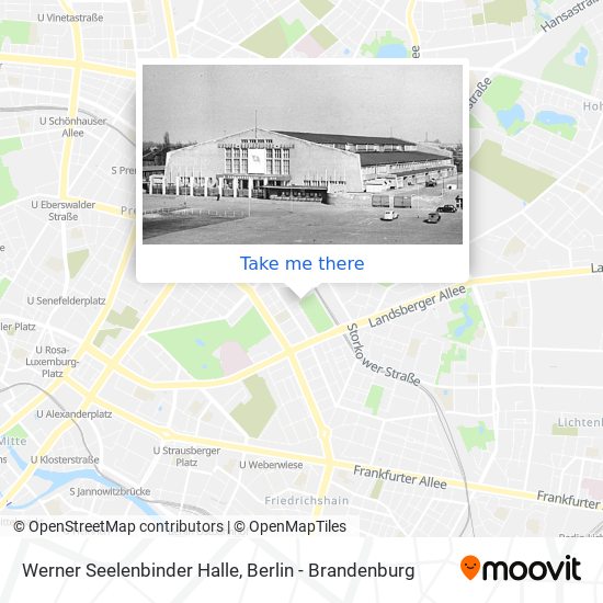 Werner Seelenbinder Halle map