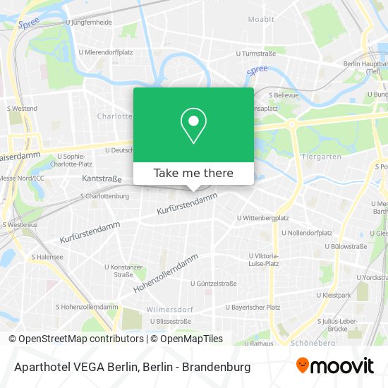 Aparthotel VEGA Berlin map