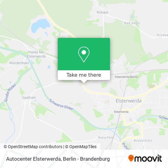 Autocenter Elsterwerda map