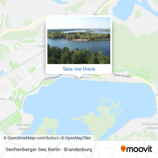 Senftenberger See map