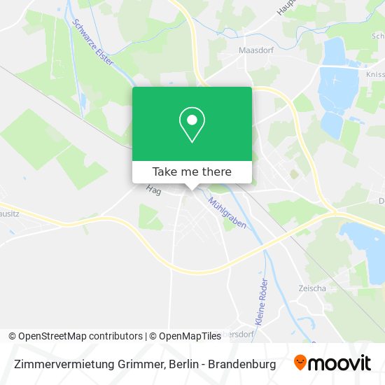 Zimmervermietung Grimmer map