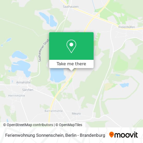 Ferienwohnung Sonnenschein map