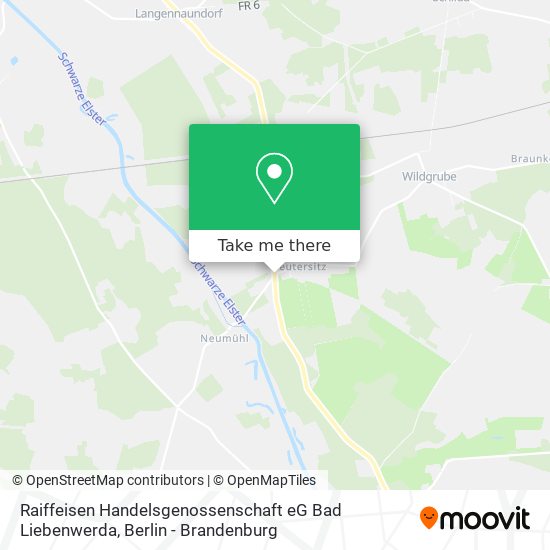 Raiffeisen Handelsgenossenschaft eG Bad Liebenwerda map