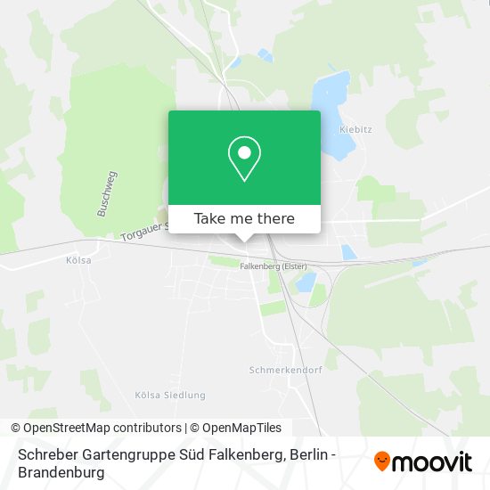 Schreber Gartengruppe Süd Falkenberg map