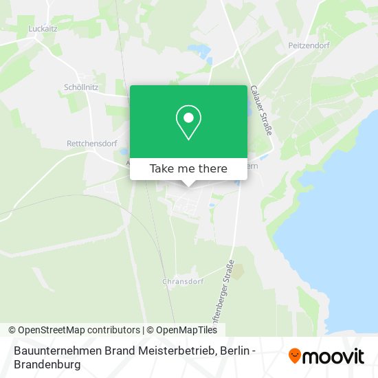 Bauunternehmen Brand Meisterbetrieb map