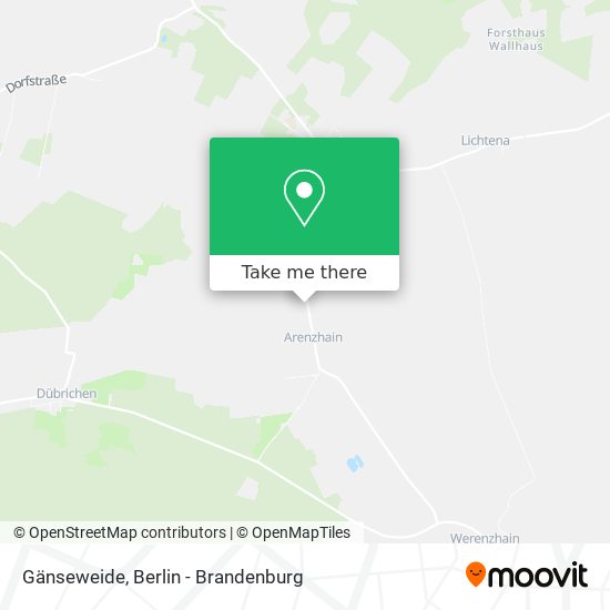 Gänseweide map