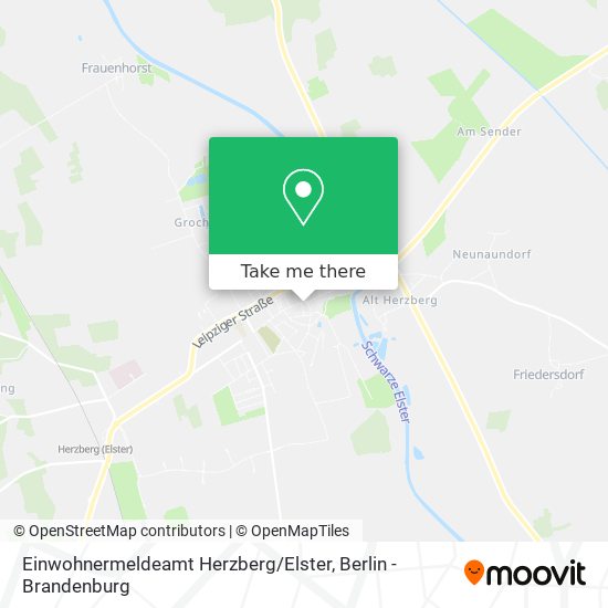 Einwohnermeldeamt Herzberg / Elster map