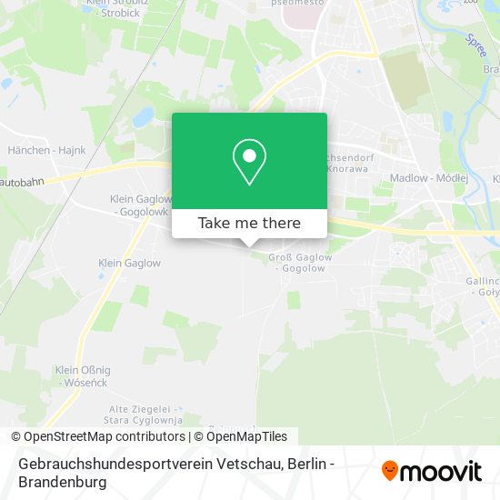 Gebrauchshundesportverein Vetschau map