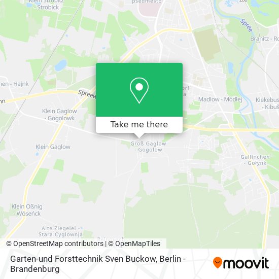 Garten-und Forsttechnik Sven Buckow map