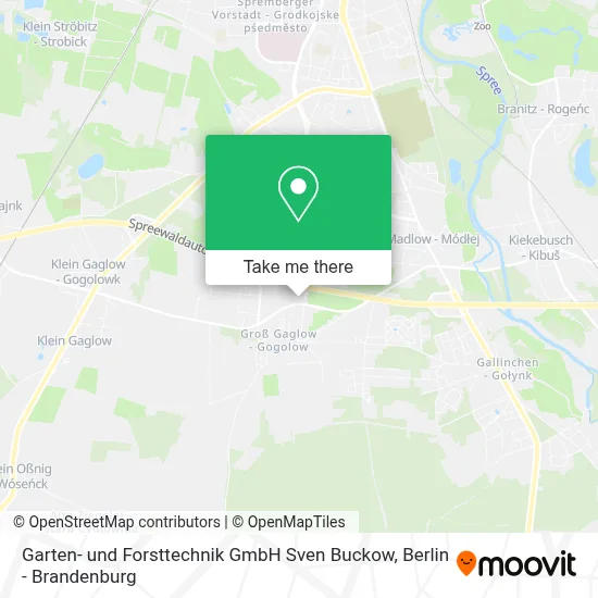 Garten- und Forsttechnik GmbH Sven Buckow map