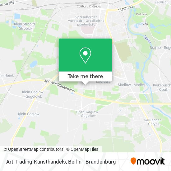 Art Trading-Kunsthandels map