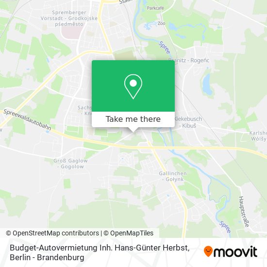 Budget-Autovermietung Inh. Hans-Günter Herbst map