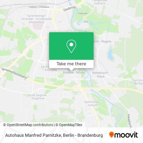 Autohaus Manfred Parnitzke map