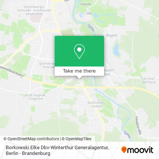 Карта Borkowski Elke Dbv-Winterthur Generalagentur