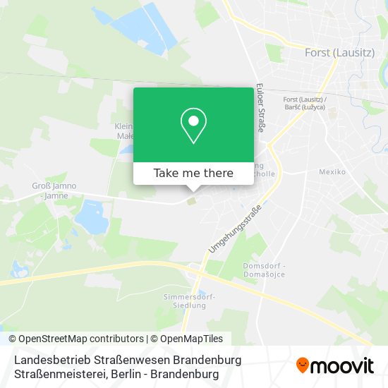 Landesbetrieb Straßenwesen Brandenburg Straßenmeisterei map