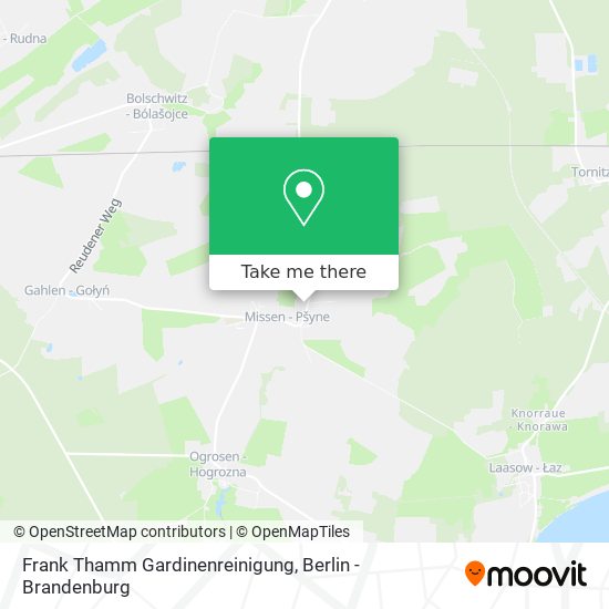 Frank Thamm Gardinenreinigung map