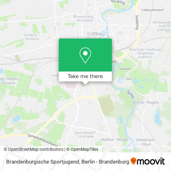 Brandenburgische Sportjugend map