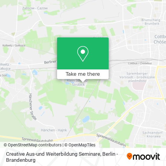 Creative Aus-und Weiterbildung Seminare map