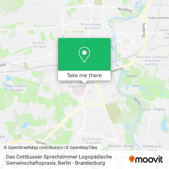 Das Cottbusser Sprechzimmer Logopädische Gemeinschaftspraxis map