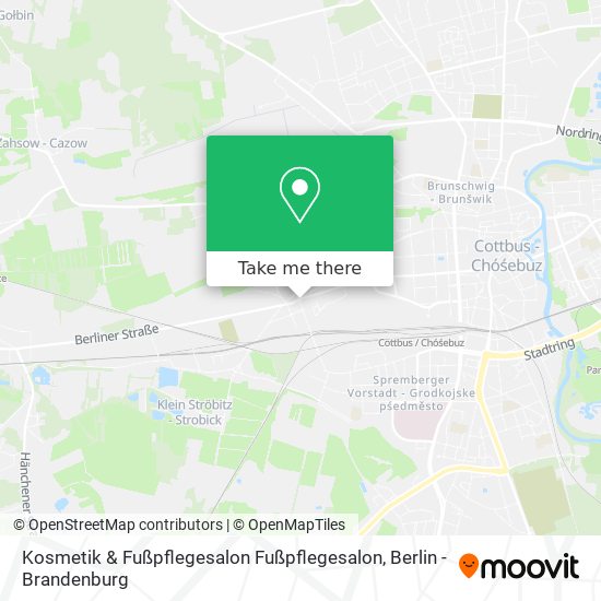 Карта Kosmetik & Fußpflegesalon Fußpflegesalon