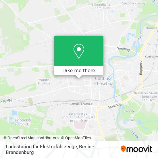 Карта Ladestation für Elektrofahrzeuge