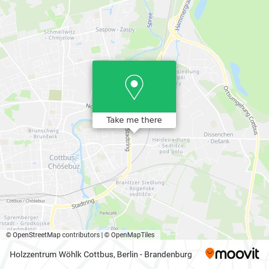 Holzzentrum Wöhlk Cottbus map