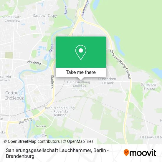 Карта Sanierungsgesellschaft Lauchhammer