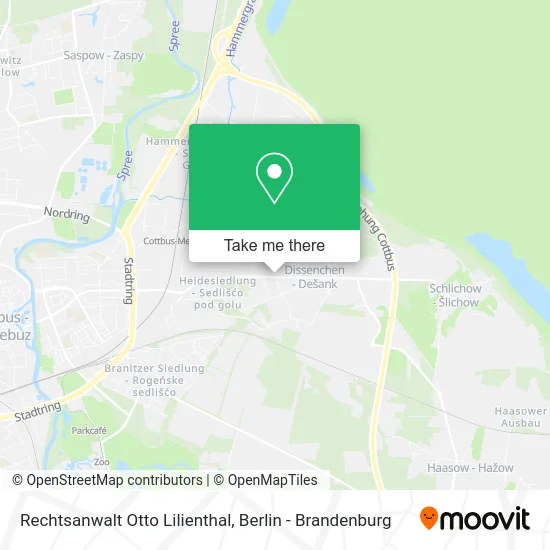 Карта Rechtsanwalt Otto Lilienthal