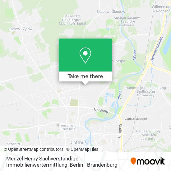 Menzel Henry Sachverständiger Immobilienwertermittlung map