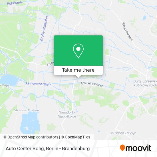 Auto Center Bohg map