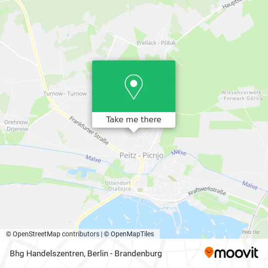 Карта Bhg Handelszentren