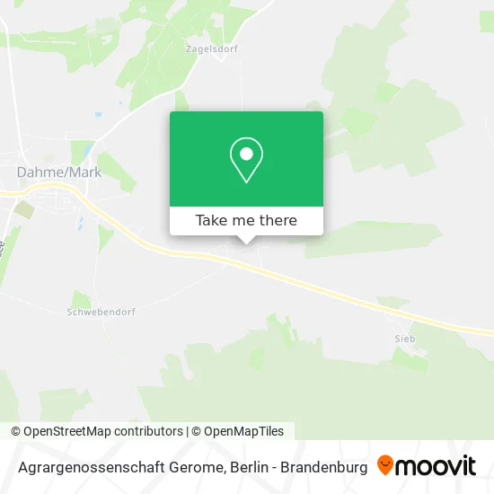 Agrargenossenschaft Gerome map