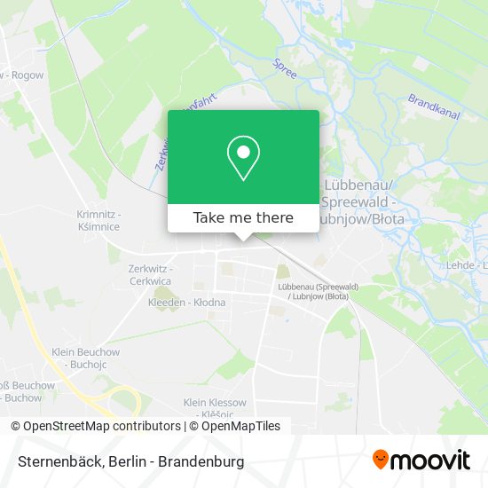 Sternenbäck map