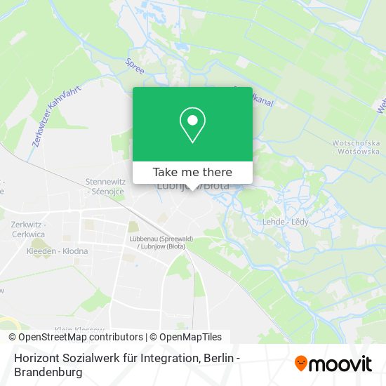 Карта Horizont Sozialwerk für Integration